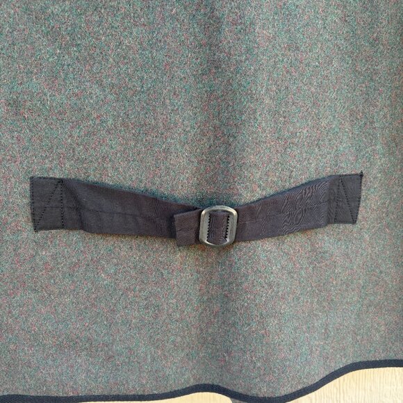 Woolrich Hunting Vest Men's XL Green Black Wool Zip Outdoor Pockets Utility - Picture 6 of 11